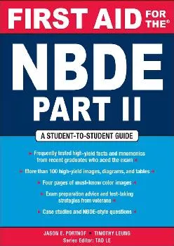 [READ] -  First Aid for the NBDE Part II (First Aid Series)