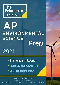 [EBOOK] -  Princeton Review AP Environmental Science Prep, 2021: 3 Practice Tests + Complete