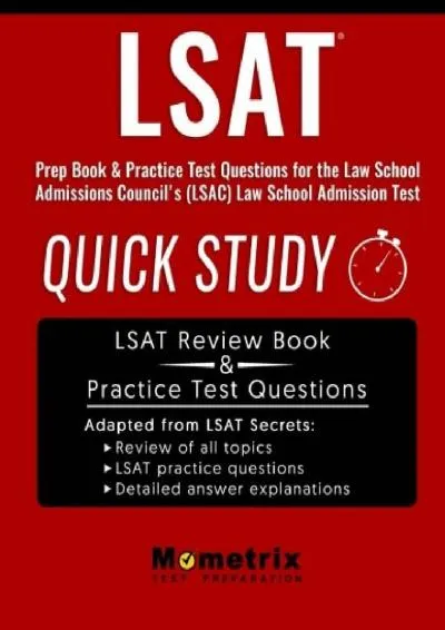 [EBOOK] -  LSAT Prep Book: Quick Study & Practice Test Questions for the Law School Admissions