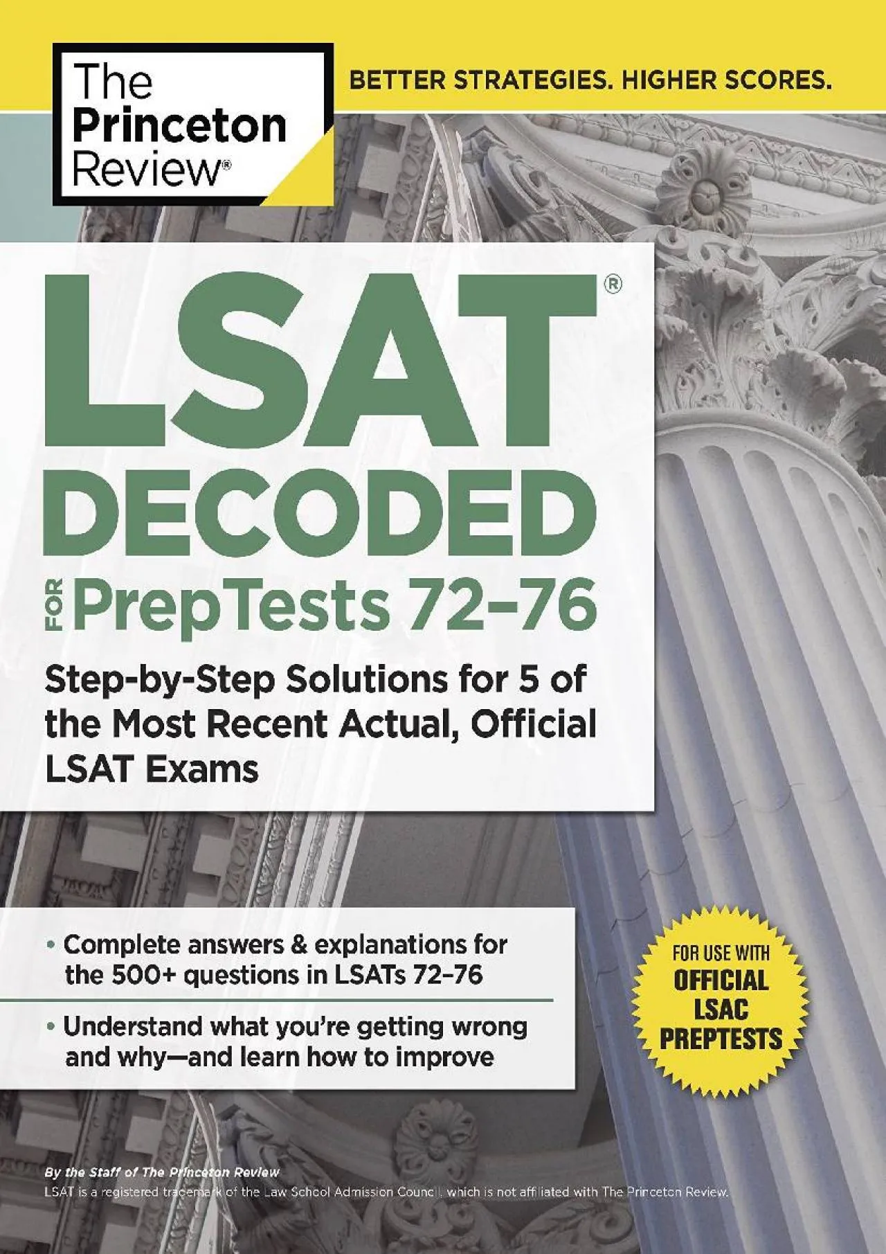 PDF-[EPUB] - LSAT Decoded (PrepTests 72-76): Step-by-Step Solutions for 5 of the Most Recent