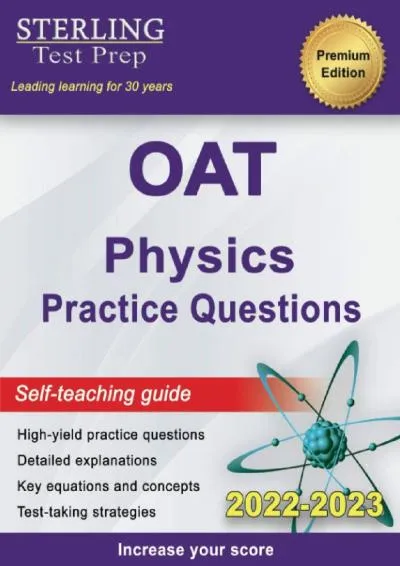 [EPUB] -  Sterling Test Prep OAT Physics Practice Questions: High Yield OAT Physics Practice