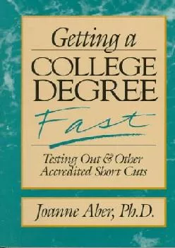 [READ] -  Getting a College Degree Fast (Frontiers of Education)