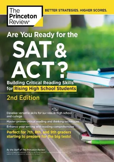 [DOWNLOAD] -  Are You Ready for the SAT and ACT?, 2nd Edition: Building Critical Reading Skills for Rising High School Students (2016) (...