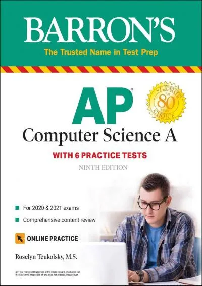 [EBOOK] -  AP Computer Science A: With 6 Practice Tests (Barron\'s Test Prep)