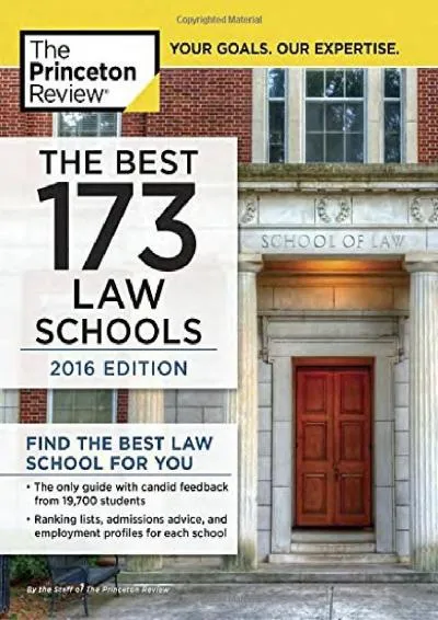 [EBOOK] -  The Best 173 Law Schools, 2016 Edition