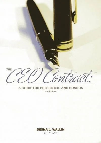 [EBOOK] -  The CEO Contract: A Guide for Presidents and Boards