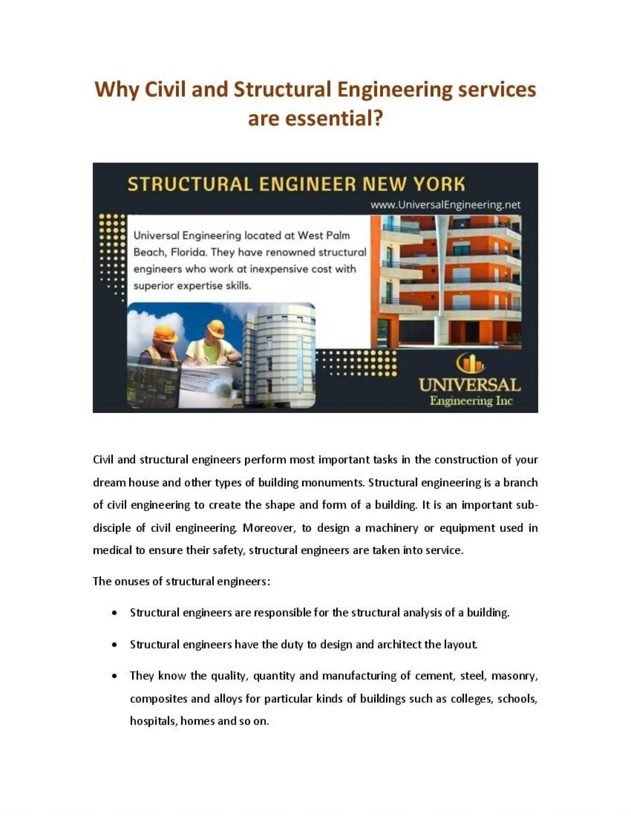 PDF-Why Civil and Structural Engineering services are essential?