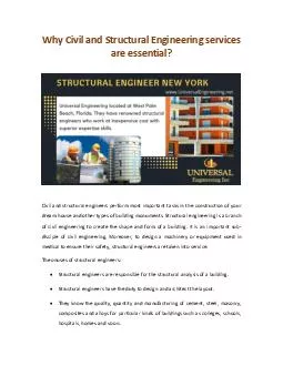 Why Civil and Structural Engineering services are essential?