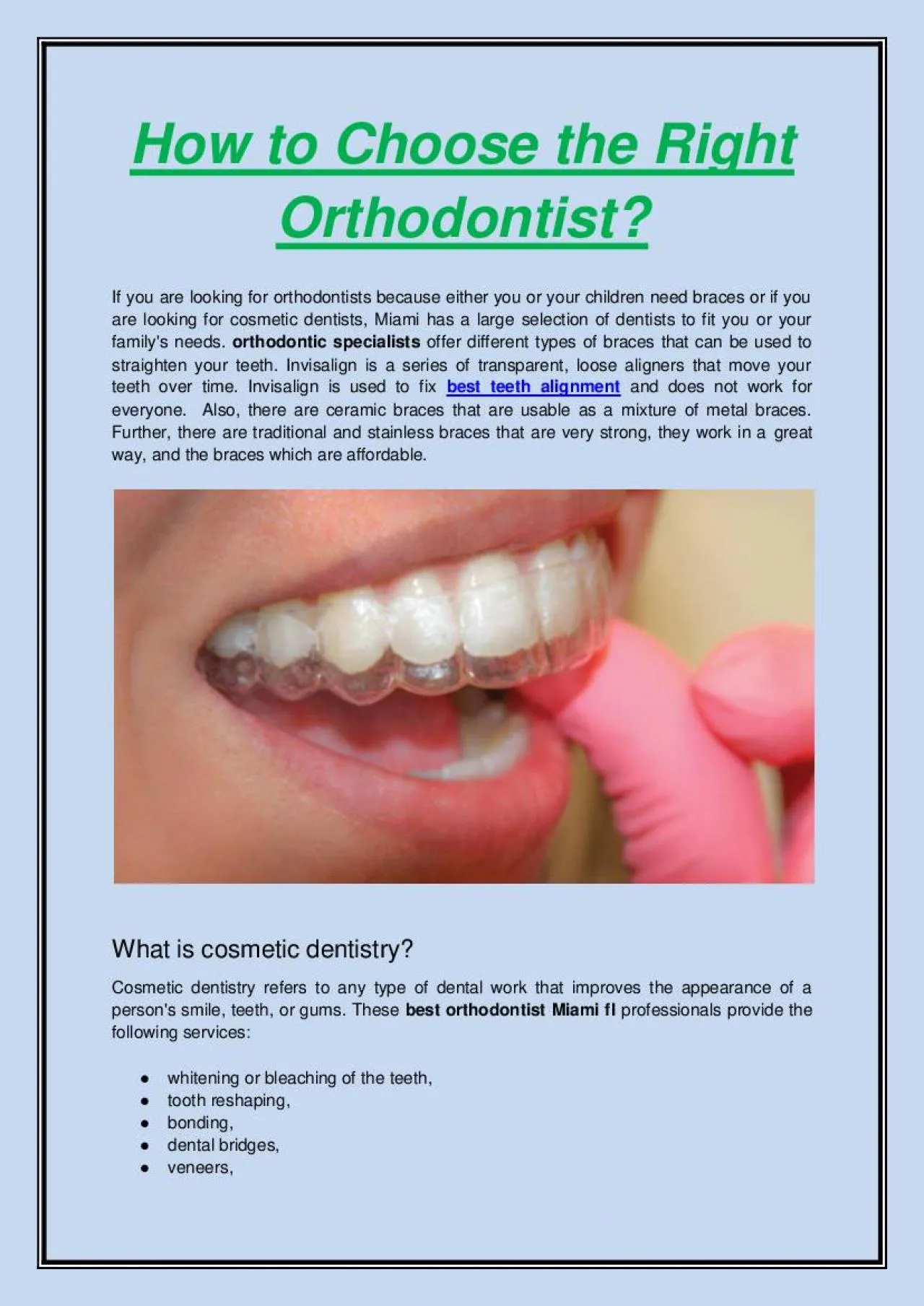 PDF-How to Choose the Right Orthodontist?