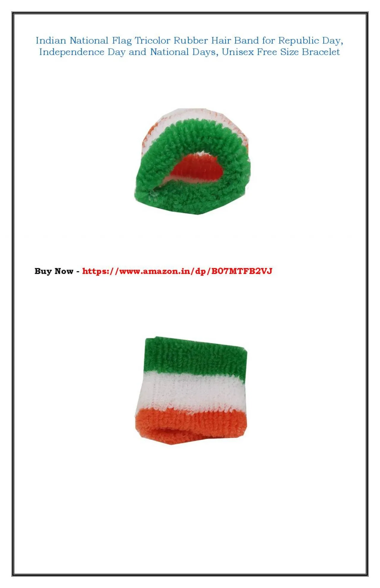 PDF-Flag Color Wrist Bands