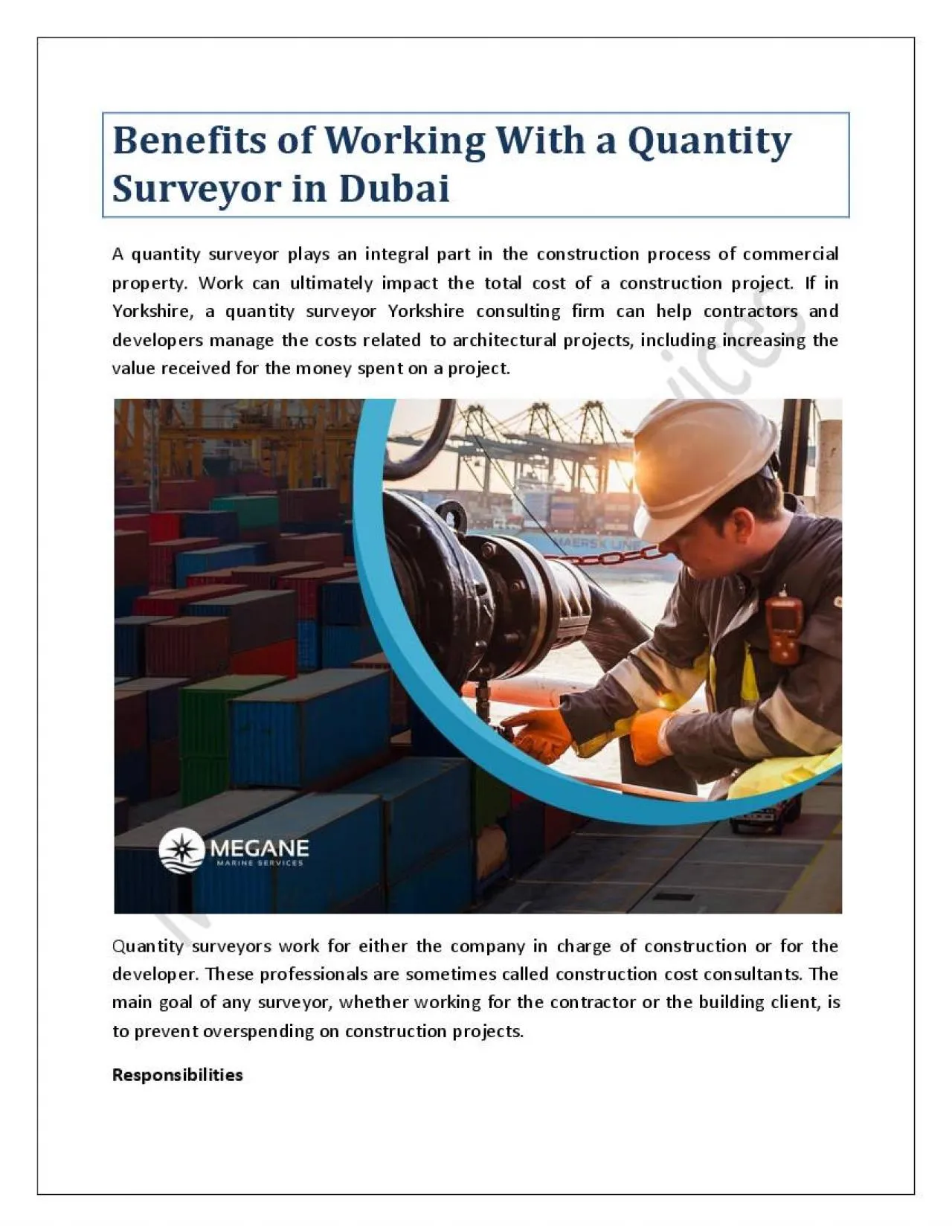 PDF-Benefits of Working With a Quantity Surveyor in Dubai