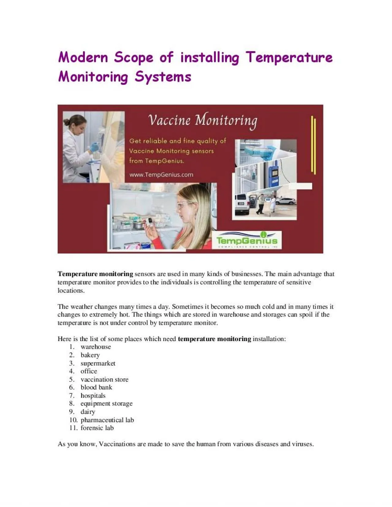 PDF-Modern Scope of installing Temperature Monitoring Systems