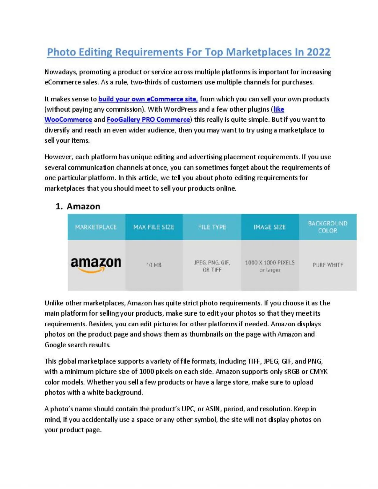 PDF-Photo Editing Requirements For Top Marketplaces In 2022