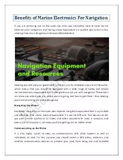 Benefits of Marine Electronics For Navigation