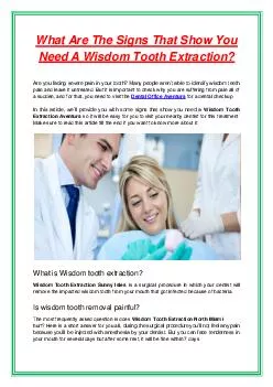 What Are The Signs That Show You Need A Wisdom Tooth Extraction?