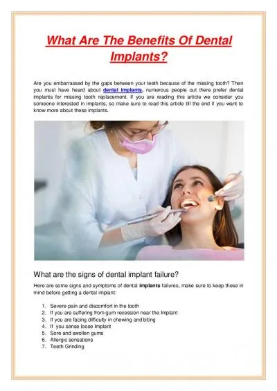 What Are The Benefits Of Dental Implants?