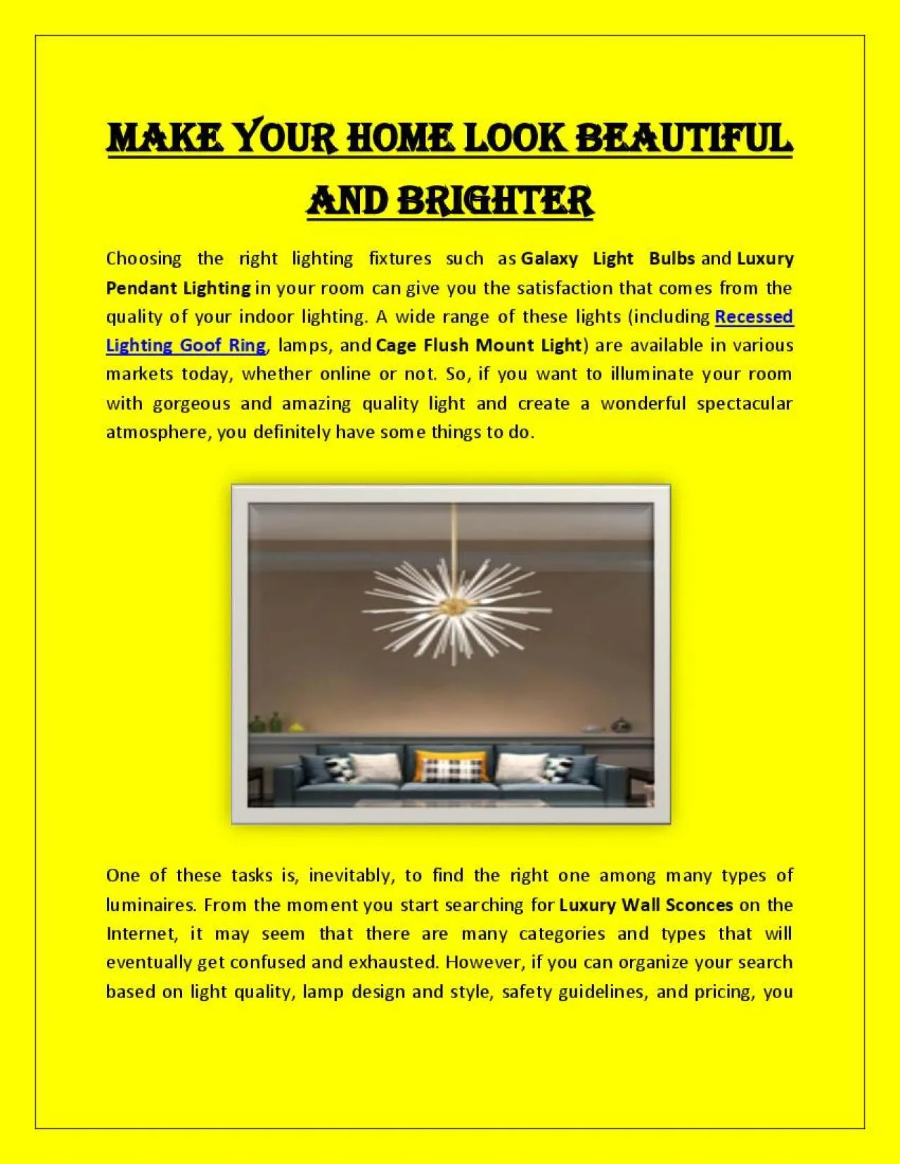 PDF-Make Your Home Look Beautiful and Brighter