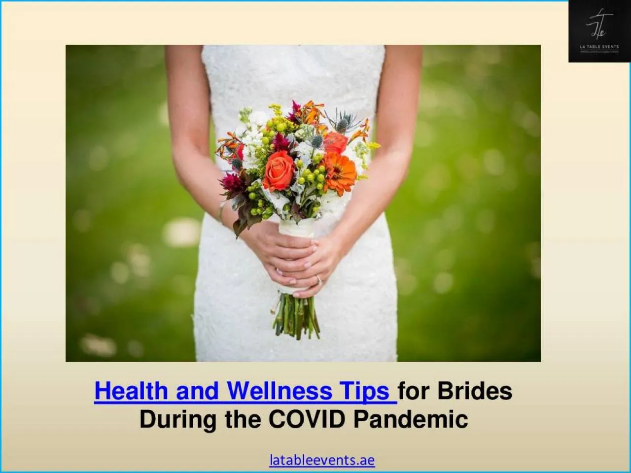 PDF-Best Wedding planners Abu Dhabi | Health and Wellness Tips for Brides During the COVID