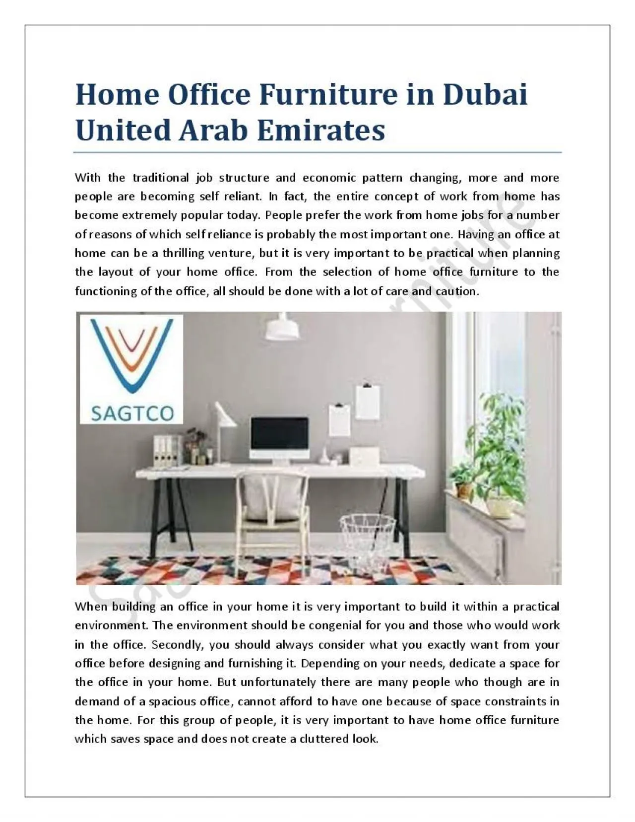 PDF-Home Office Furniture in Dubai United Arab Emirates