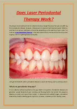 Does Laser Periodontal Therapy Work?