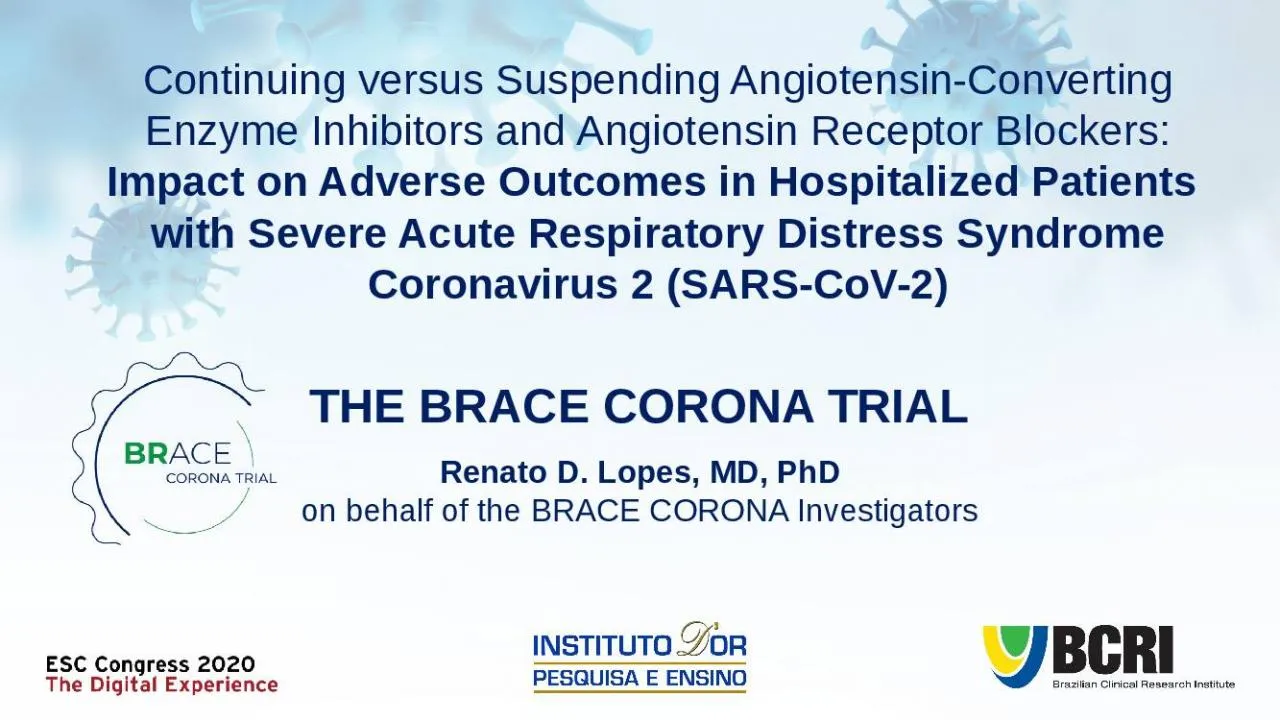 PPT-Continuing versus Suspending Angiotensin-Converting Enzyme Inhibitors and Angiotensin