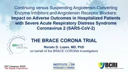 Continuing versus Suspending Angiotensin-Converting Enzyme Inhibitors and Angiotensin