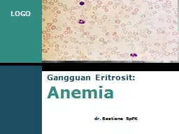 Gangguan   Eritrosit :  Anemia
