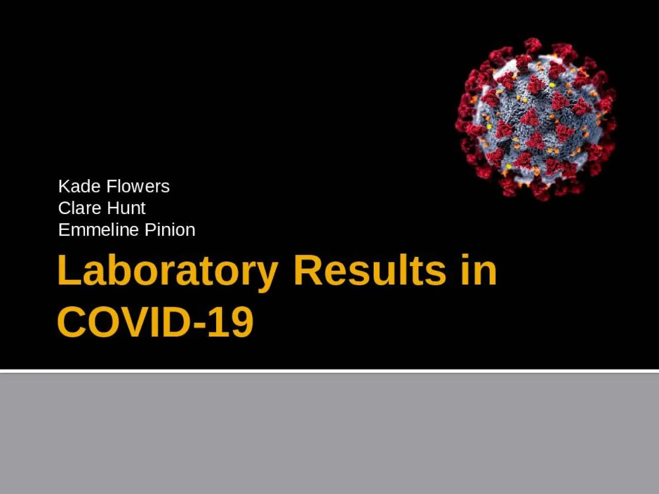 PPT-Laboratory Results in COVID-19