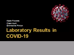 Laboratory Results in COVID-19