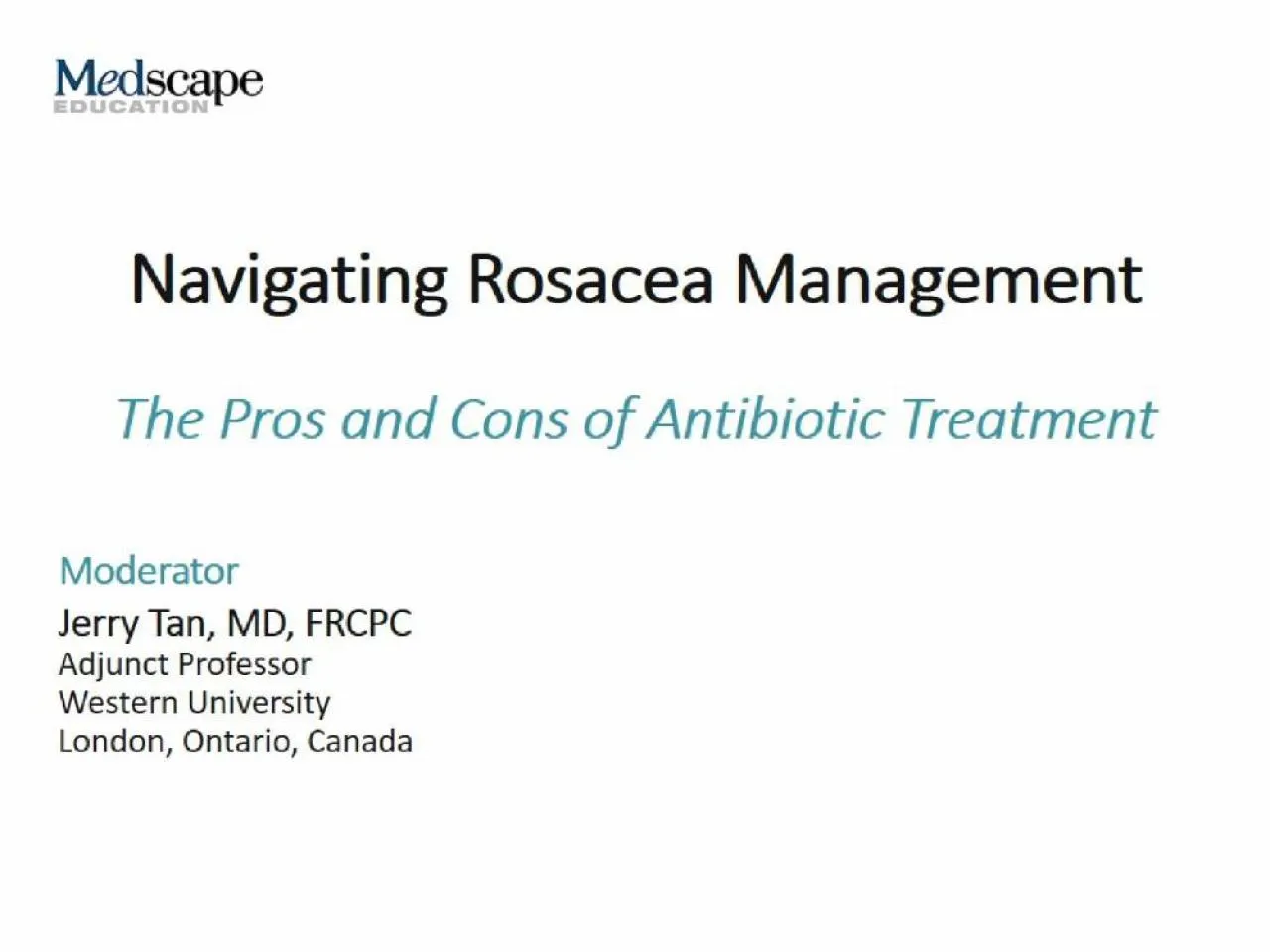 PPT-Navigating Rosacea Management