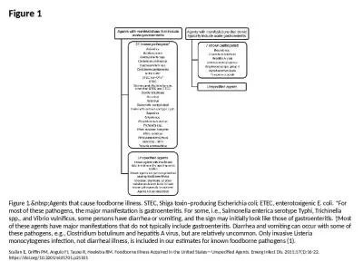 Figure 1 Figure 1.&nbsp;Agents that cause foodborne illness. STEC, Shiga toxin–producing