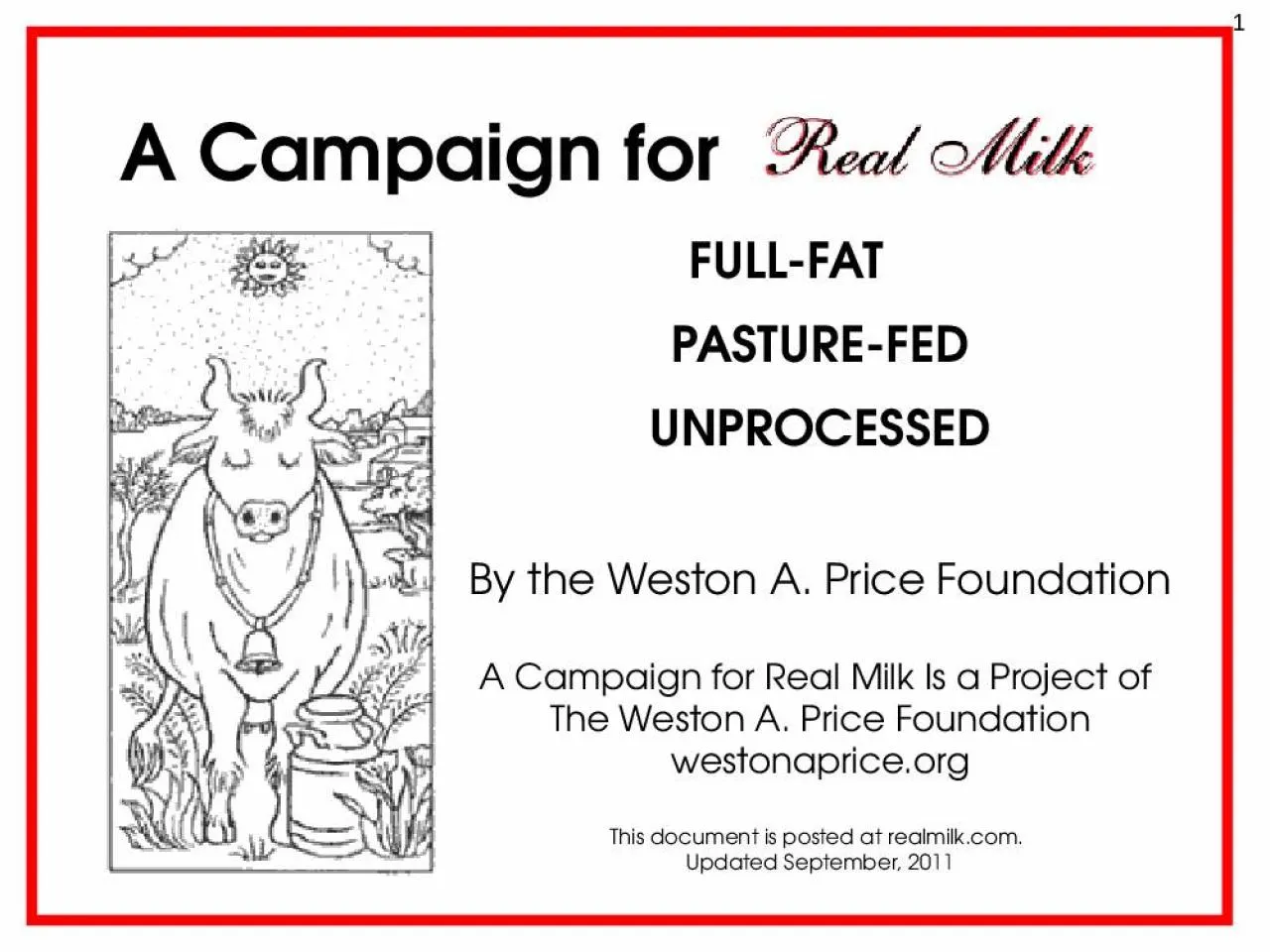 PPT-A Campaign for FULL-FAT