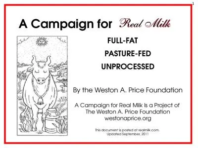 A Campaign for FULL-FAT