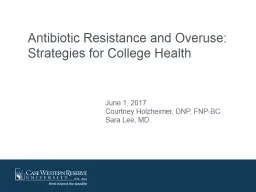 Antibiotic Resistance and Overuse: Strategies for College Health