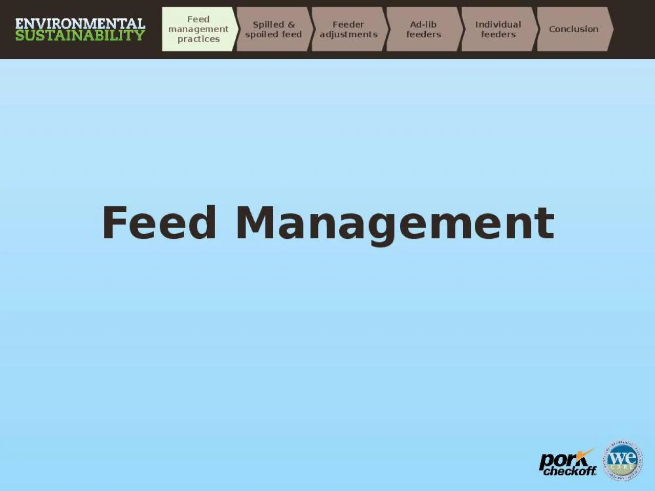 PPT-Feed Management Conclusion