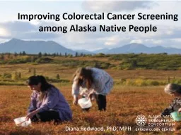 Improving Colorectal Cancer Screening among Alaska Native People