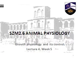 SZM2.6 ANIMAL PHYSIOLOGY