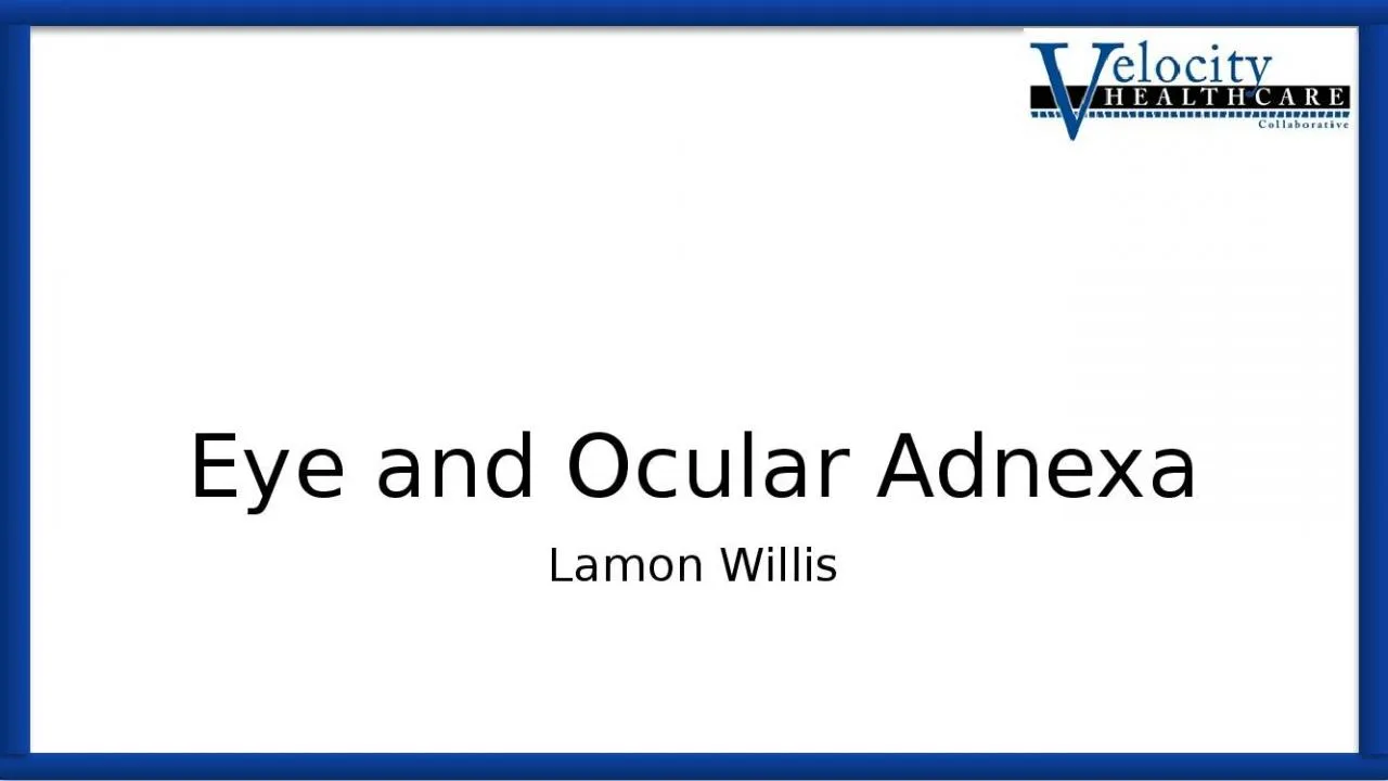 PPT-Eye and Ocular Adnexa Lamon Willis