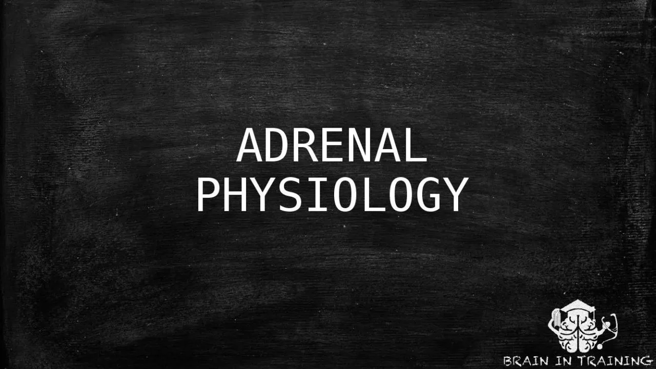 PPT-ADRENAL PHYSIOLOGY ADRENAL GLAND