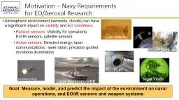 Motivation – Navy Requirements