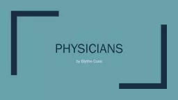 physicians by Blythe Coss