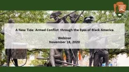 PPT-A New Tide: Armed Conflict through the Eyes of Black America