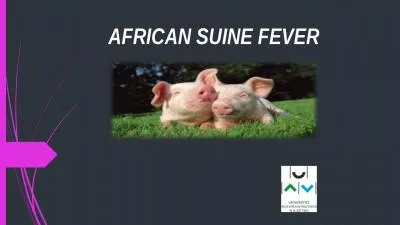 AFRICAN SUINE FEVER African