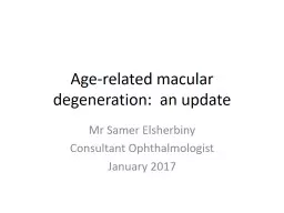 Age-related macular degeneration:  an update