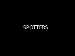 SPOTTERS 2 3 4 6 7 8 9 10