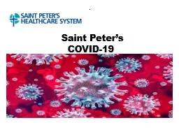Saint Peter’s COVID-19