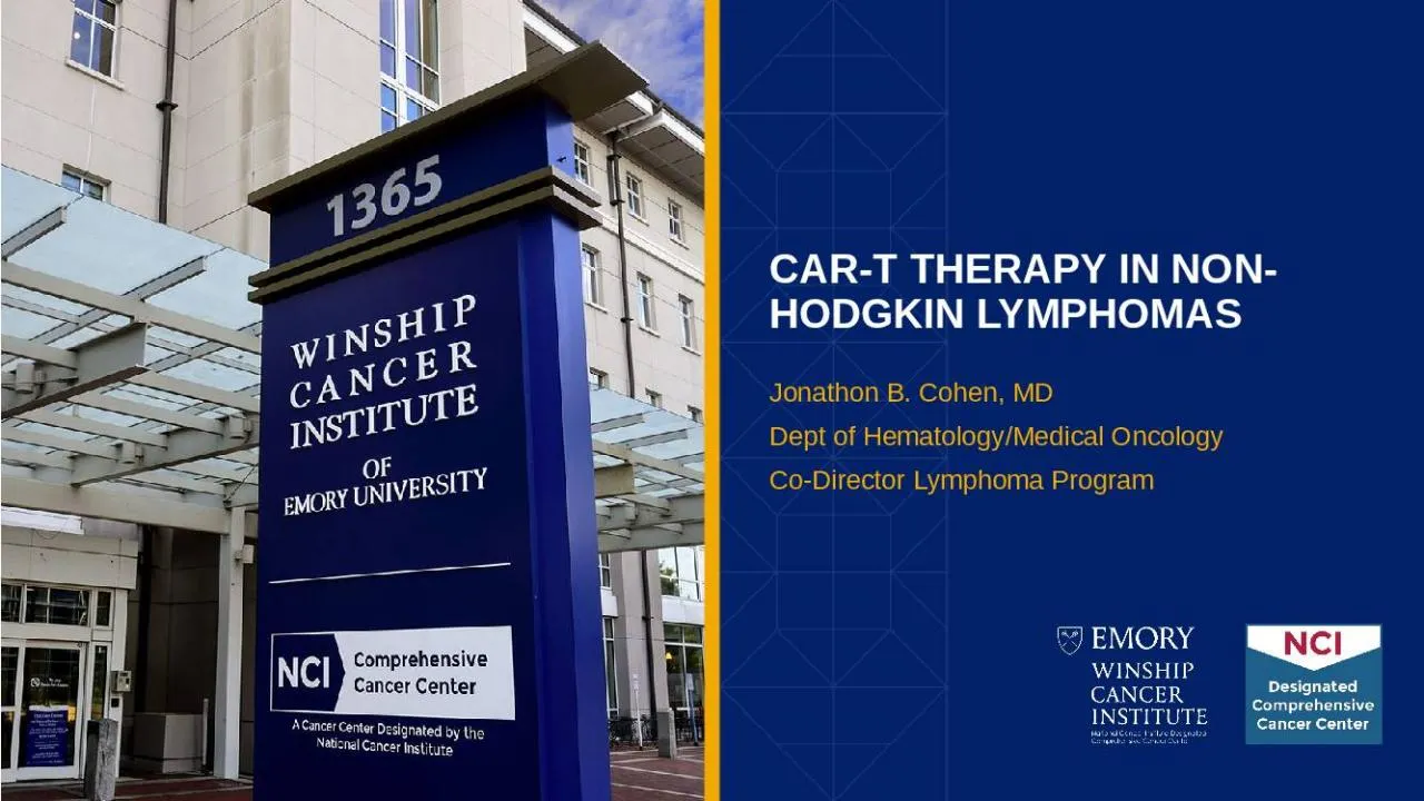 PPT-CAR-T Therapy in non-Hodgkin lymphomas