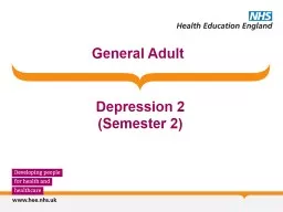 General Adult Depression 2