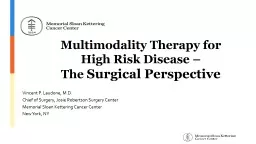 Multimodality Therapy for