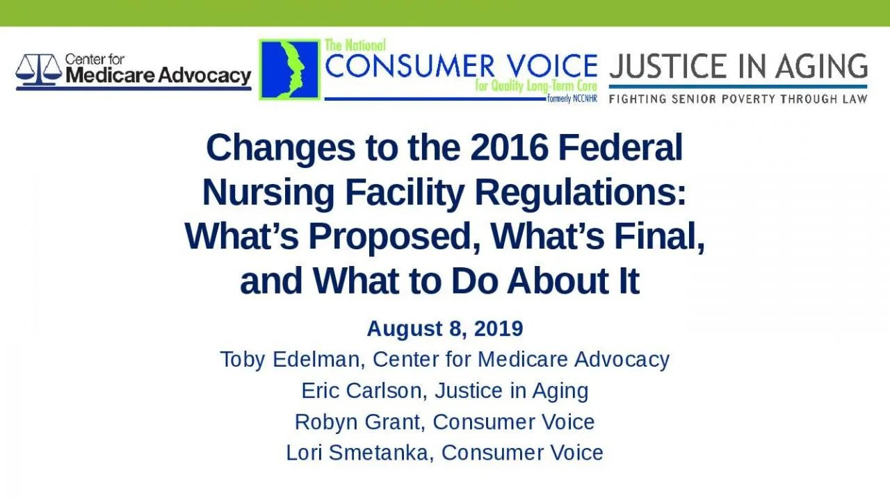 PPT-Changes to the 2016 Federal